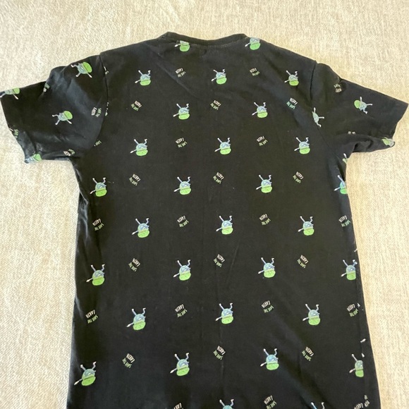 Save the Earth T-Shirt Small New by Denim & Flower Sustainable Upcycle - Picture 6 of 7